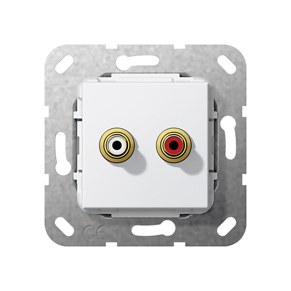 Gira Cinch Audio Lötanschluss UP Tragring rws 563203